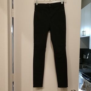 High Rise Black Jeans